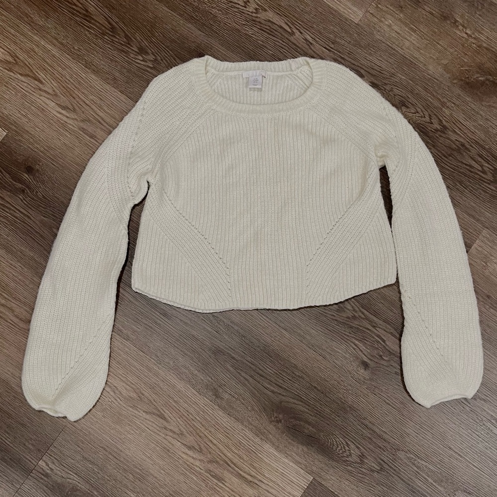 Winter white sweater